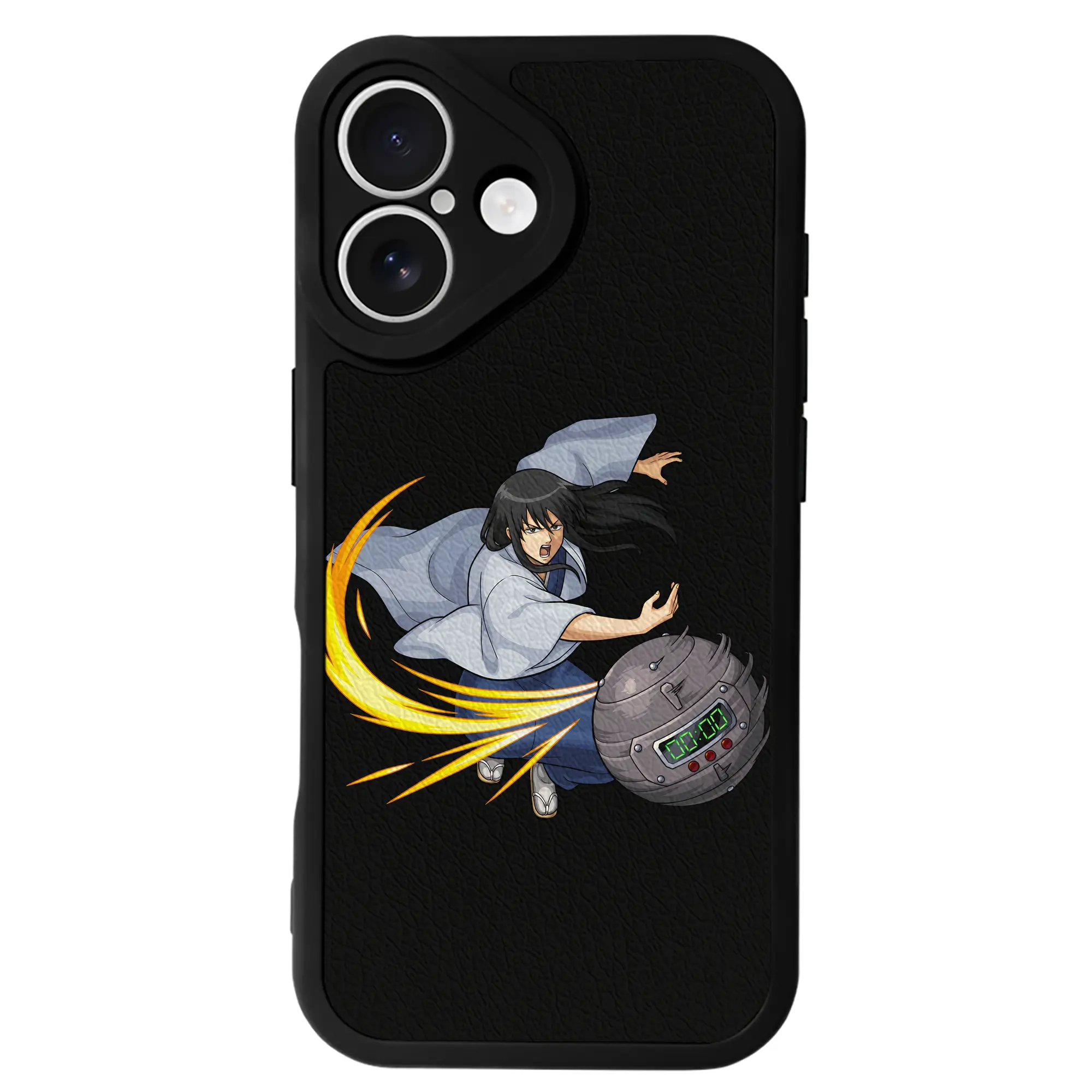 銀魂 グッズ 桂 小太郎 - IPhone 16シリーズ対応 ・ シリコンスマホケース ・ レザー調 ・ 高精度フィット ・ 耐衝撃 ・ ワイヤレス充電対応 ・ 精密カット